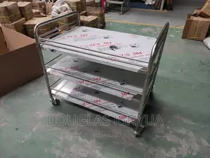 Stainless Steel Food Trolley: