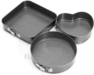 High Quality Non Stick 3pcs Cake Mould/Baking Tins
