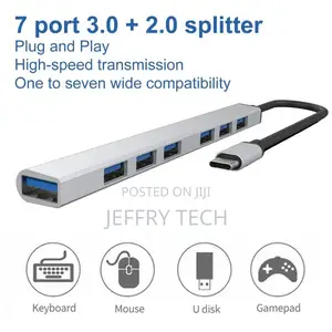 Adapter 7 in 1 USB C Hub Adapter TYPE-C