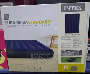 5*6 Intex Inflatable Mattress + Free -Electric Pump