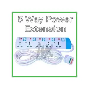 Power King 5way Power Extension Cable With Power Protection