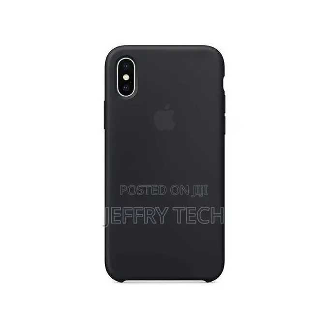 Silicon Case Cover for iPhone X Case, Black