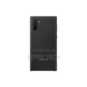 Samsung Galaxy NOTE 10 Liquid Silicone Phone Case/Cover-Blac