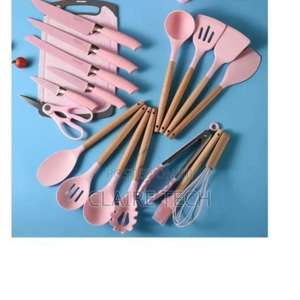 19 Pieces Silicon Spoons Set 