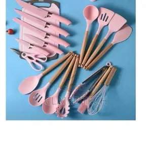 19 Pieces Silicon Spoons Set 