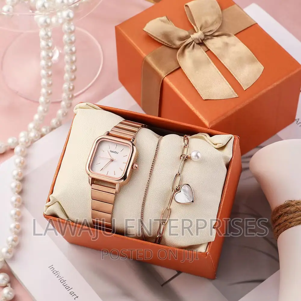 Rose Gold Ladies Combo Set