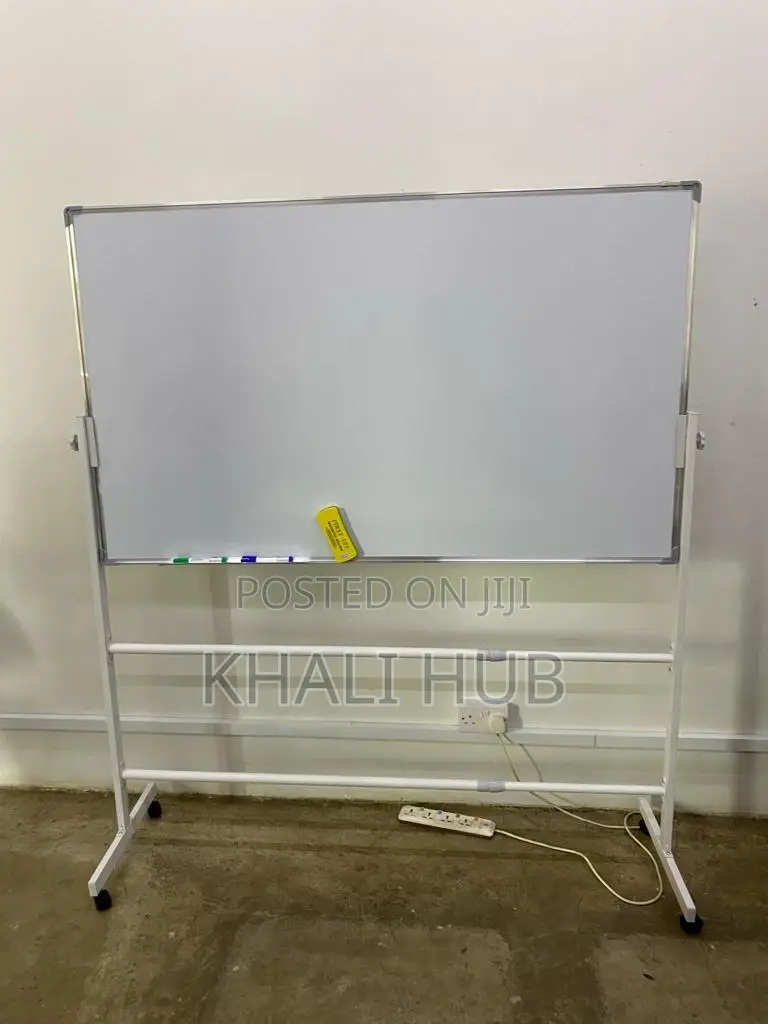 White Board White Board White Board With Stand 5ftx3ft.