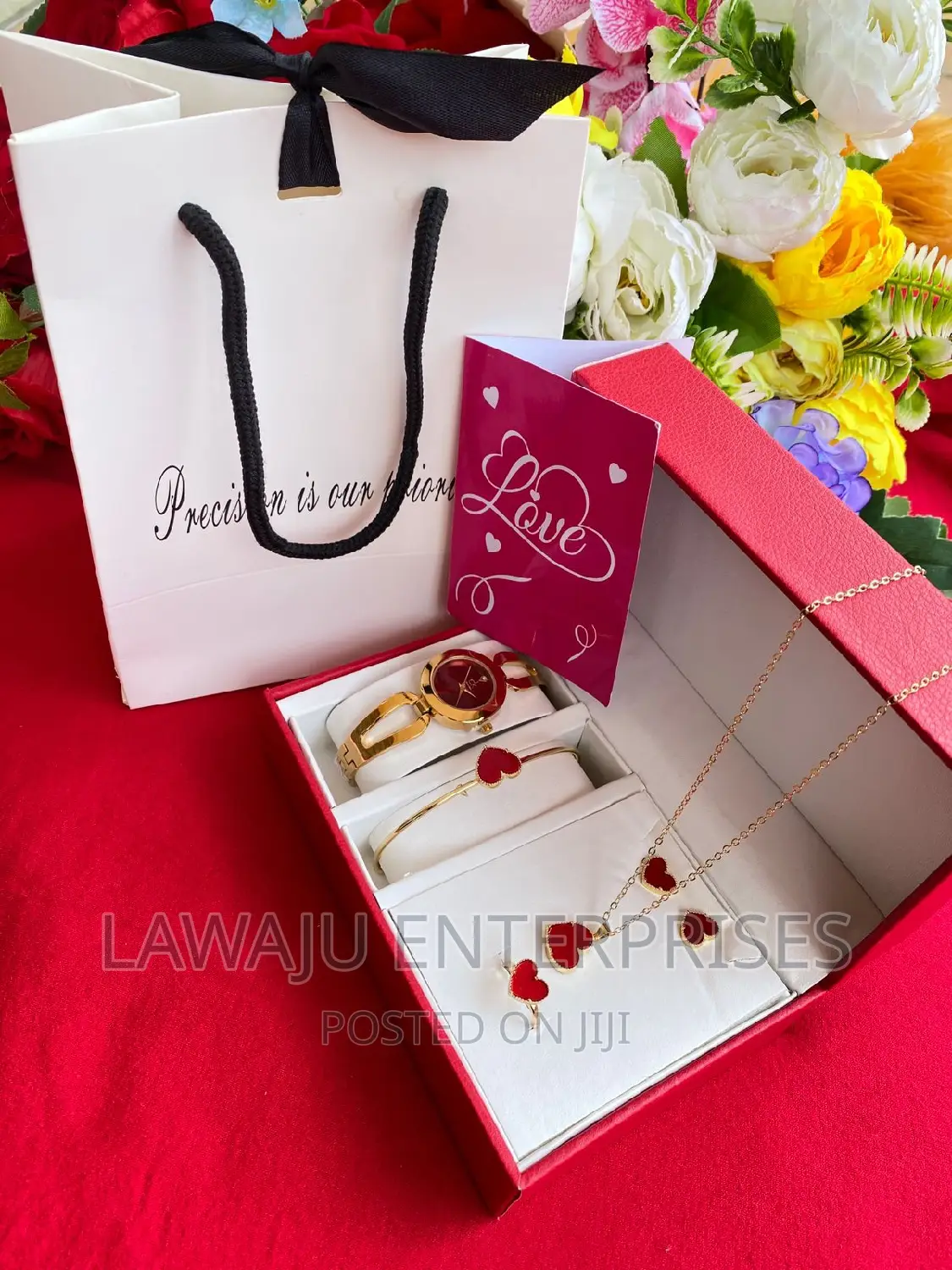 Red 5 in 1 Gift Set