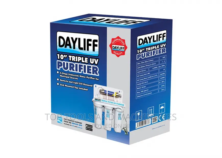 Dayliff 10" Triple UV Water Purifier