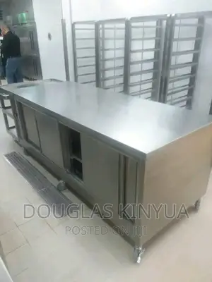 Stainless Steel Working Table/ Cabinet.