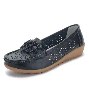 Breathable Wedge Loafers