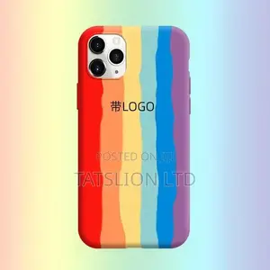 iPhone 12 With Logo Rainbow Red Silicone Rainbow All Inclusi
