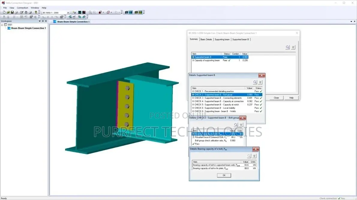 Tekla Portal Frame Connection Designer