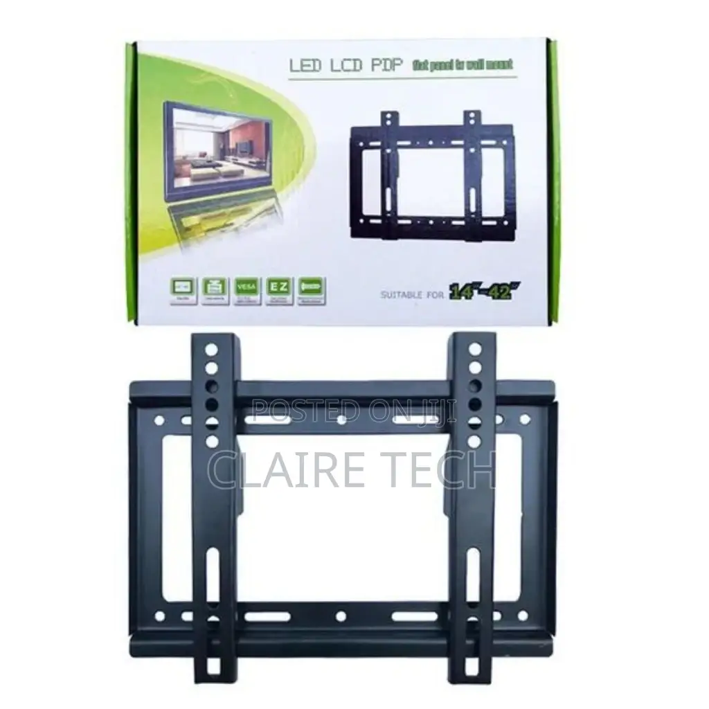 Fixed Wall Mount Bracket 14"-43" Available