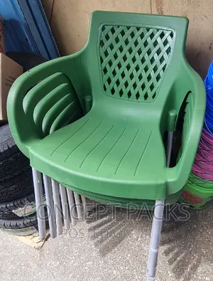 Jungle Green Strong Plastic Arm Chair.