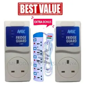 MK 2*Fridge Guards-Voltage Stabilizer+5way Extension