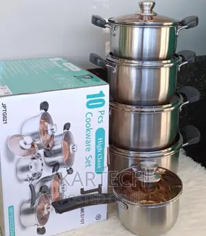 10 PCS James Pot Stainless Cookware