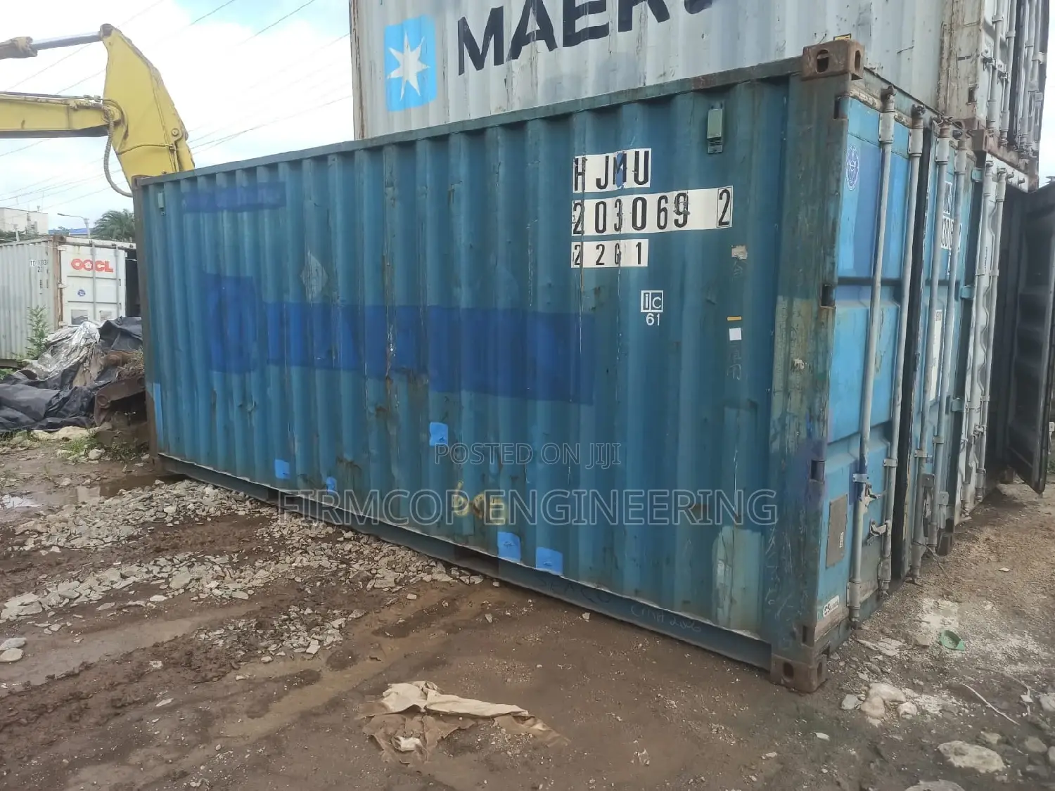 Clean Shipping Container for Storage