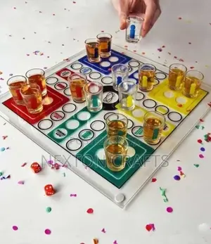 Drinking Ludo Drinking Game With Shot Glasses