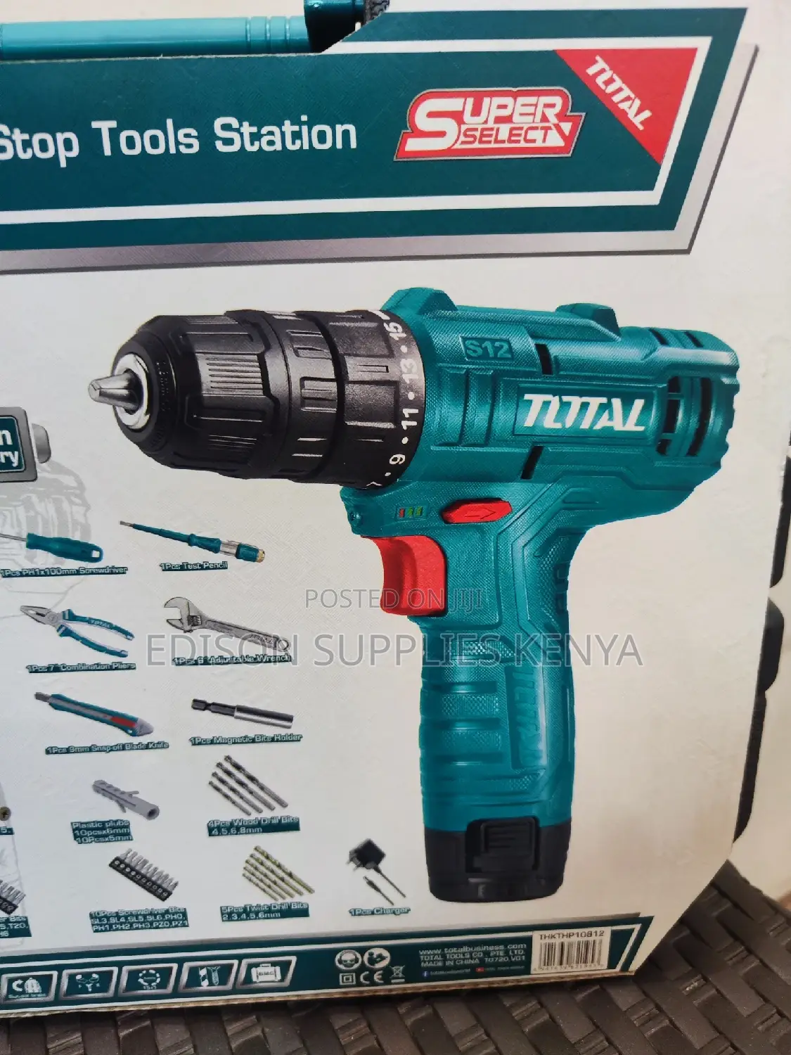 Total Cordless Drill Tools Set Total 81pcs Tools Set