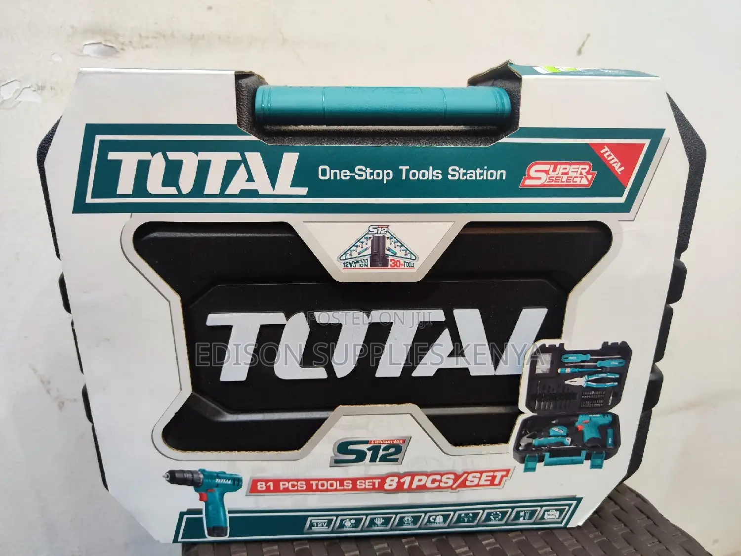 Total Cordless Drill Tools Set Total 81pcs Tools Set