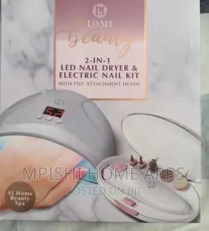 USB 2in1 LED Nail Dryer + Electric Nail Kit