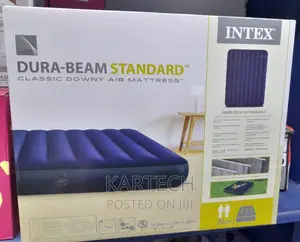 Intex Inflatable Mattress Plus Free Electric / Manual Pump