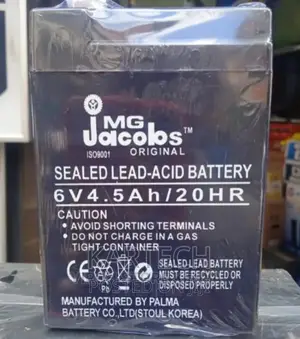 MG Jacobs 12V Sealed Lead-Acid Battery