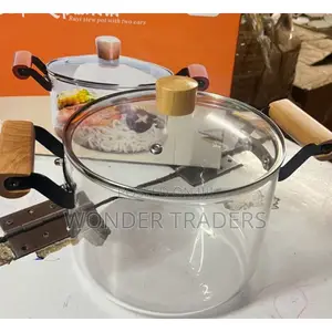 4.5 Glass Borosilicate Cooking Pot.