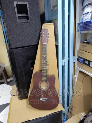 Acoustic Guitar 38inch Maroon,