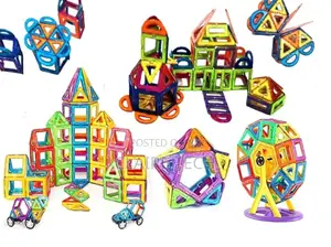 Building Blocks (Magnetic Tiles 84 Pieces) 