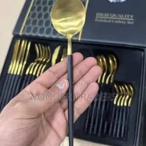 24pcs High Polished Cutlery Set