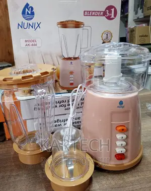 Nunix Ak-444 3 in 1 Electric Blender