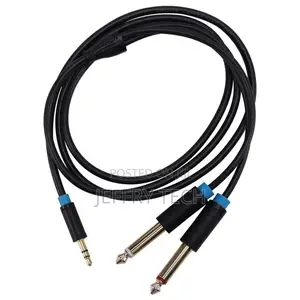 Jack 3.5mm to 6.35 Adapter Audio Cable for Mixer Amplifier S