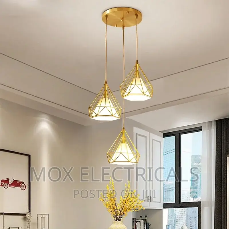 Diamond Shaped Pendant Lights