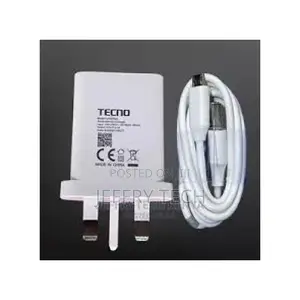 Tecno Spark 10C 18W Super Fast Type -C Charger -White