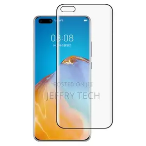 Huawei P40 Pro 9H HD 3D Curved Edge Tempered Glass Film (Bla