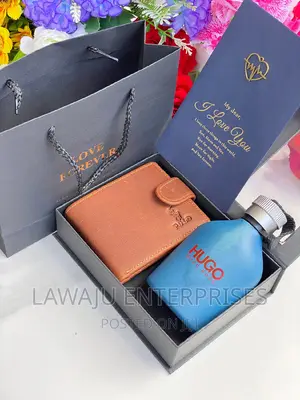 Brown Love Forever Wallet Set