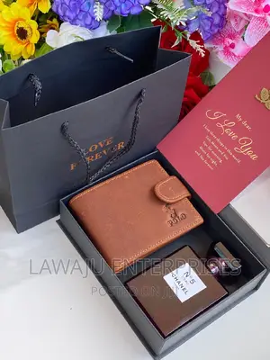 Brown Love Forever Wallet Set