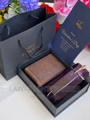 Dark Brown Love Forever Men's Gift Set