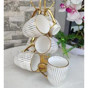 Set Of 6 Golden Cups