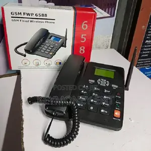 Dual Sim GSM Fixed Wireless Deskphone Table Phone Fm Radio