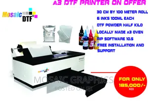A3 DTF Roll to Roll Printer