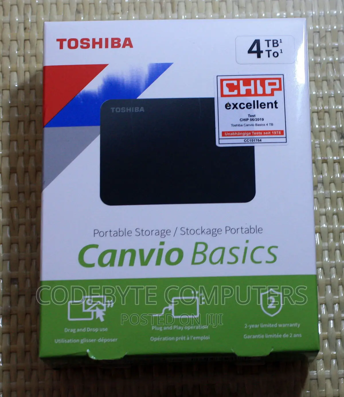 Toshiba Canvio External HDD - 4tb