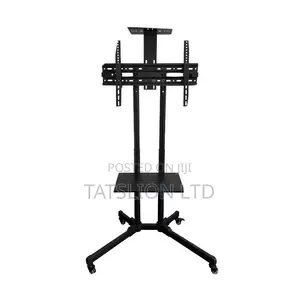 Rolling Mobile TV Stand - W/ Mount/Wheels - 32"- 10" Televis
