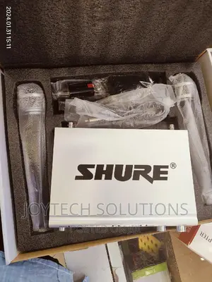 Dual Wireless Shure Wireless Microphone. SH 5000
