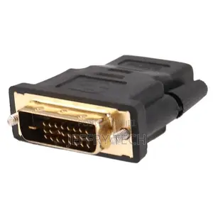 Gold Tone DVI-D Dual Link 24+1 Male to HDMI Female Audio Vid