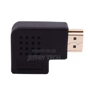 Gold Plated HDMI Right Angle Port Saver Adapter Male to Fema