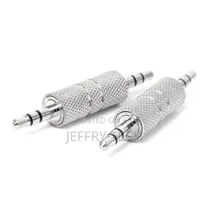 2pcs 3.5mm Stereo Male to 3.5mm Male Headphone Audio Adapter