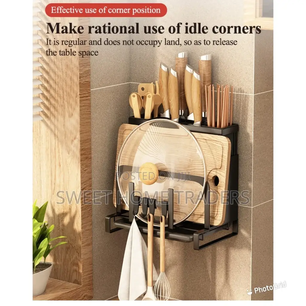 Knife Rack Wall Hanging Kitchen Chop Stick Storage Rack